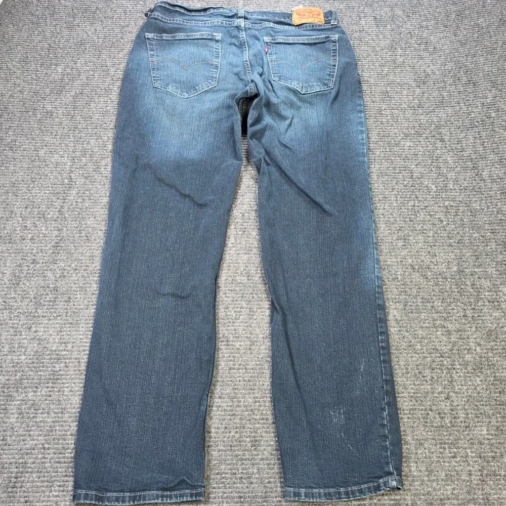 Levi's 559 Relaxed Straight Jeans Men's Size 36x32 Blue Denim Stretch Pants